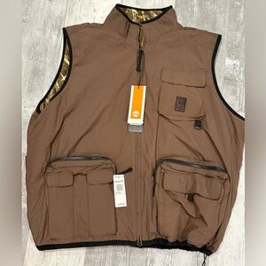 Timberland Men’s Reversible Utility Vest Waterproof  A6X5A243 Sz 3XL NEW